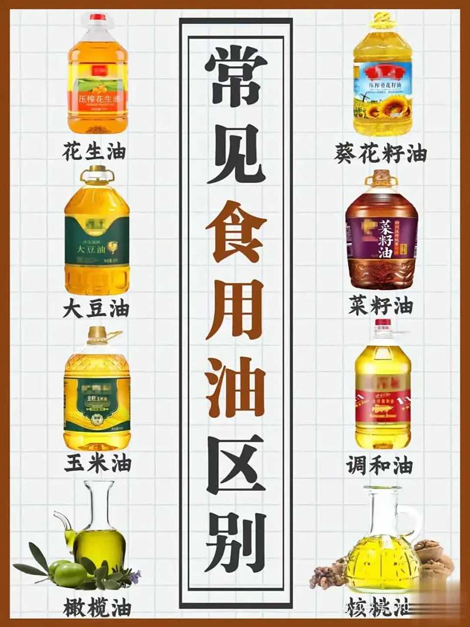 常見食用油的區別與作用 8種食用油大集合！